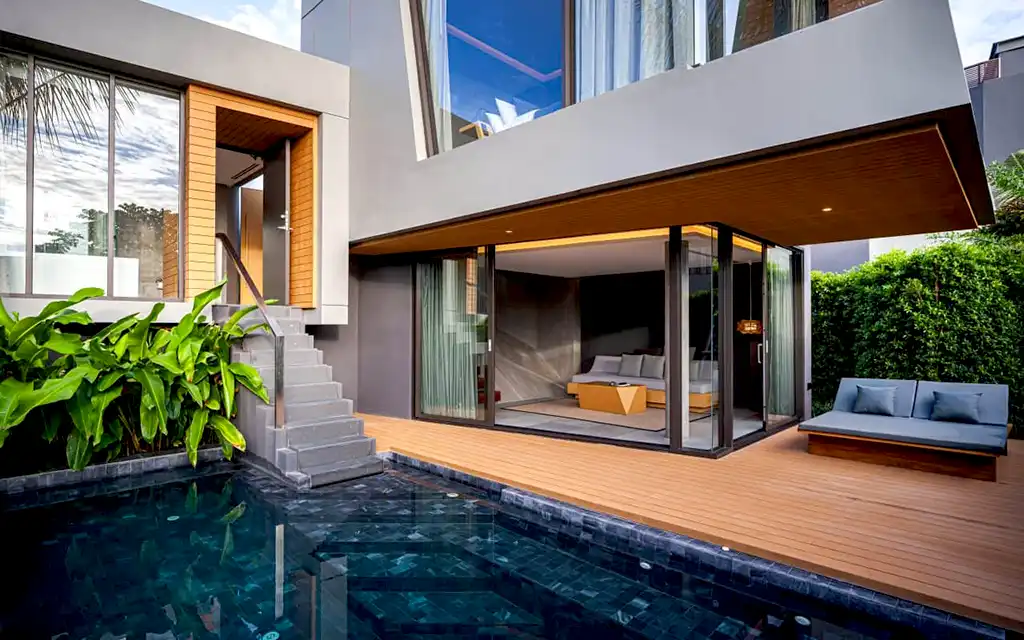 duplex and pool