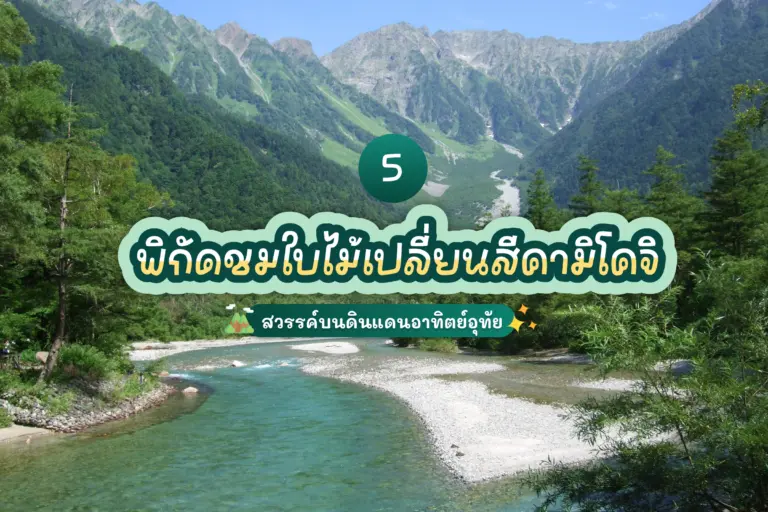 5 พิกัด คามิโคจิ ใบไม้เปลี่ยนสี สวรรค์บนดินแดนอาทิตย์อุทัย 1 top 5 must visit attractions in kamikochi